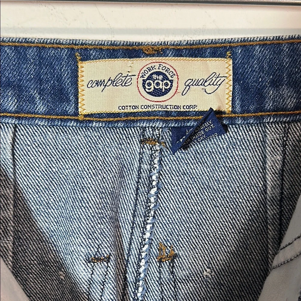 Vintage 90’s GAP Classic Blue Denim Pencil Skirt - Picture 2 of 7